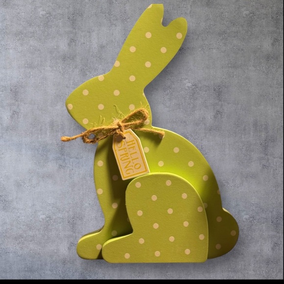 AJ SouthernCharm’s Wooden Bunny Table Top Decor (2) - Picture 1 of 2